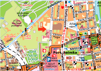 Drtinova Hall Map