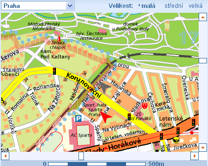 Sparta Hall Map