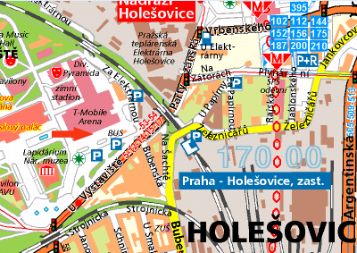 T-MOBILE ARENA Hall Map